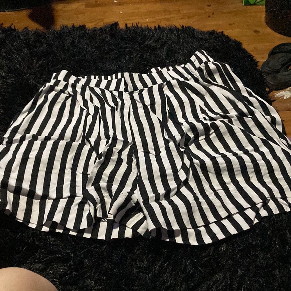 Beetlejuice inspired shorts with pockets